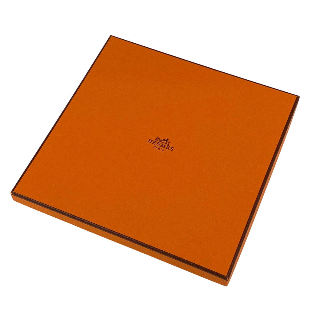 エルメス カレ 90 BOLDUC ボルデュック リボン スカーフ シルク オレンジ マルチカラー レディース 【中古】brbag