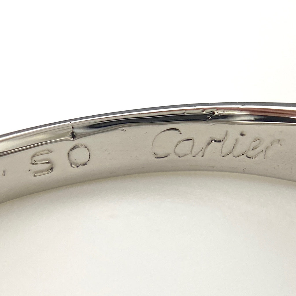 カルティエ PT950 ダイヤモンド リング プラチナ 15号 0.50ct レディース 中古 brjwl
