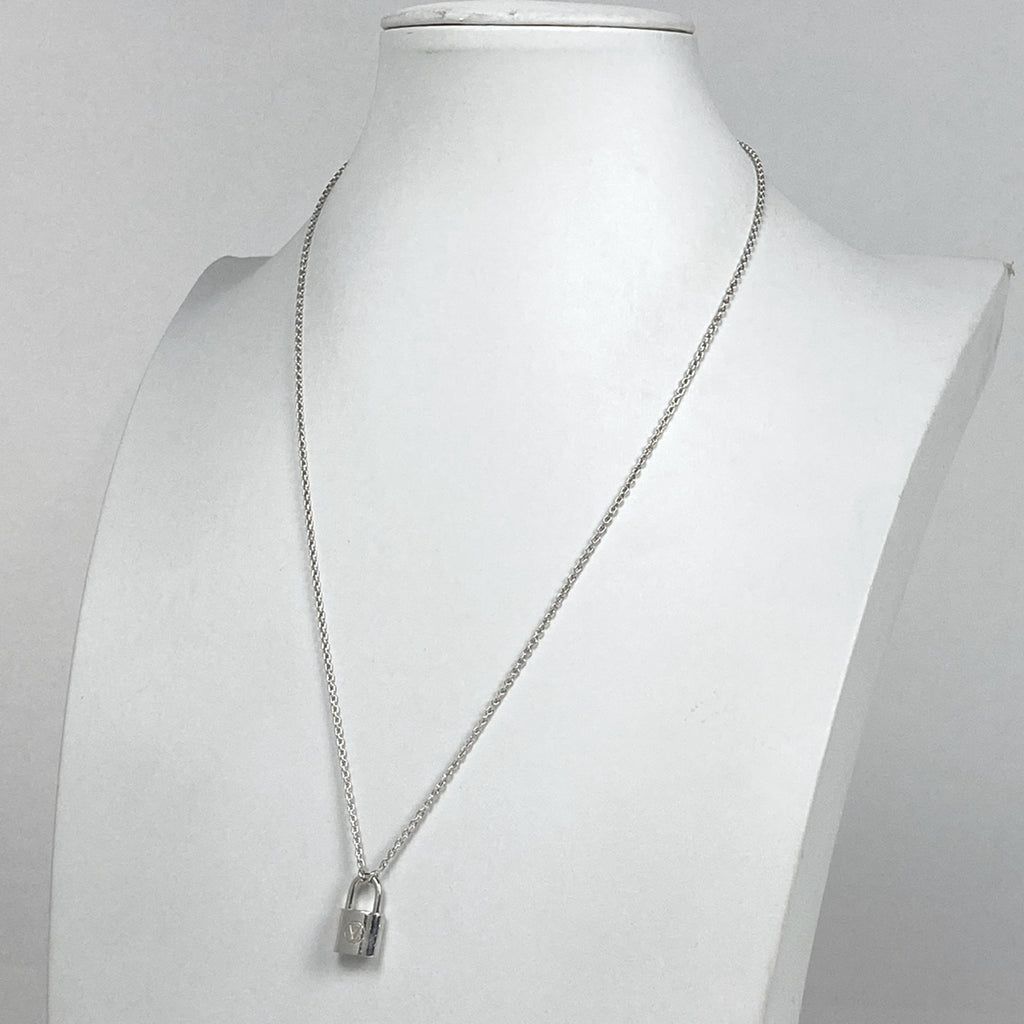 ルイ・ヴィトン パンダンティフ ロックイット パドロックモチーフ ネックレス シルバー925 シルバー レディース 【中古】bracc