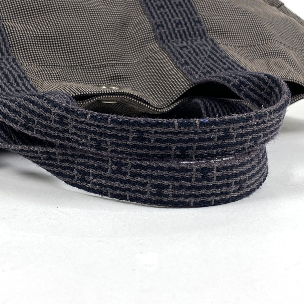 エルメス エールライン トート MM ハンドバッグ トートバッグ ナイロンキャンバス グレー レディース 【中古】brbag