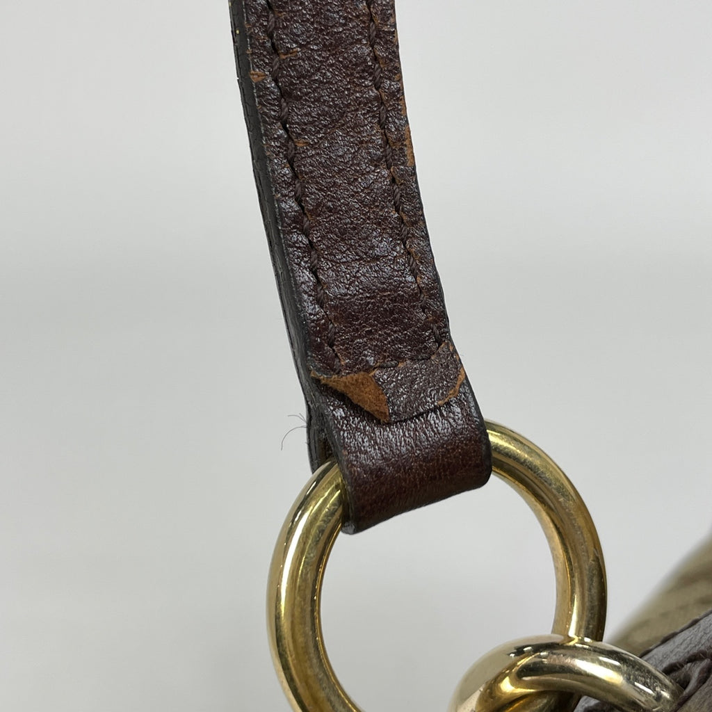 グッチ GG柄 トートバッグ ショルダーバッグ 肩掛け トートバッグ GGキャンバス ブラウン 247237 レディース 【中古】brbag