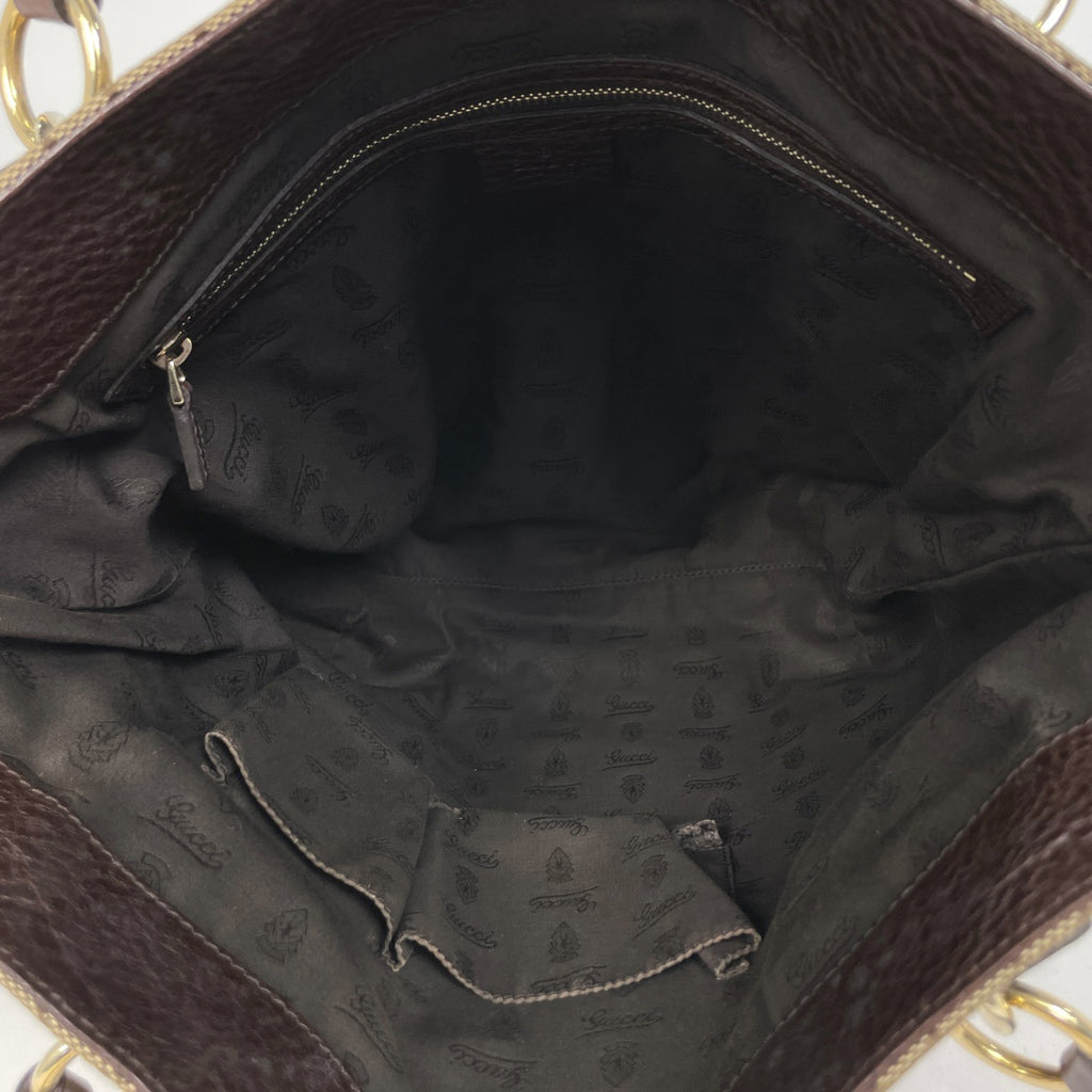 グッチ GG柄 トートバッグ ショルダーバッグ 肩掛け トートバッグ GGキャンバス ブラウン 247237 レディース 【中古】brbag