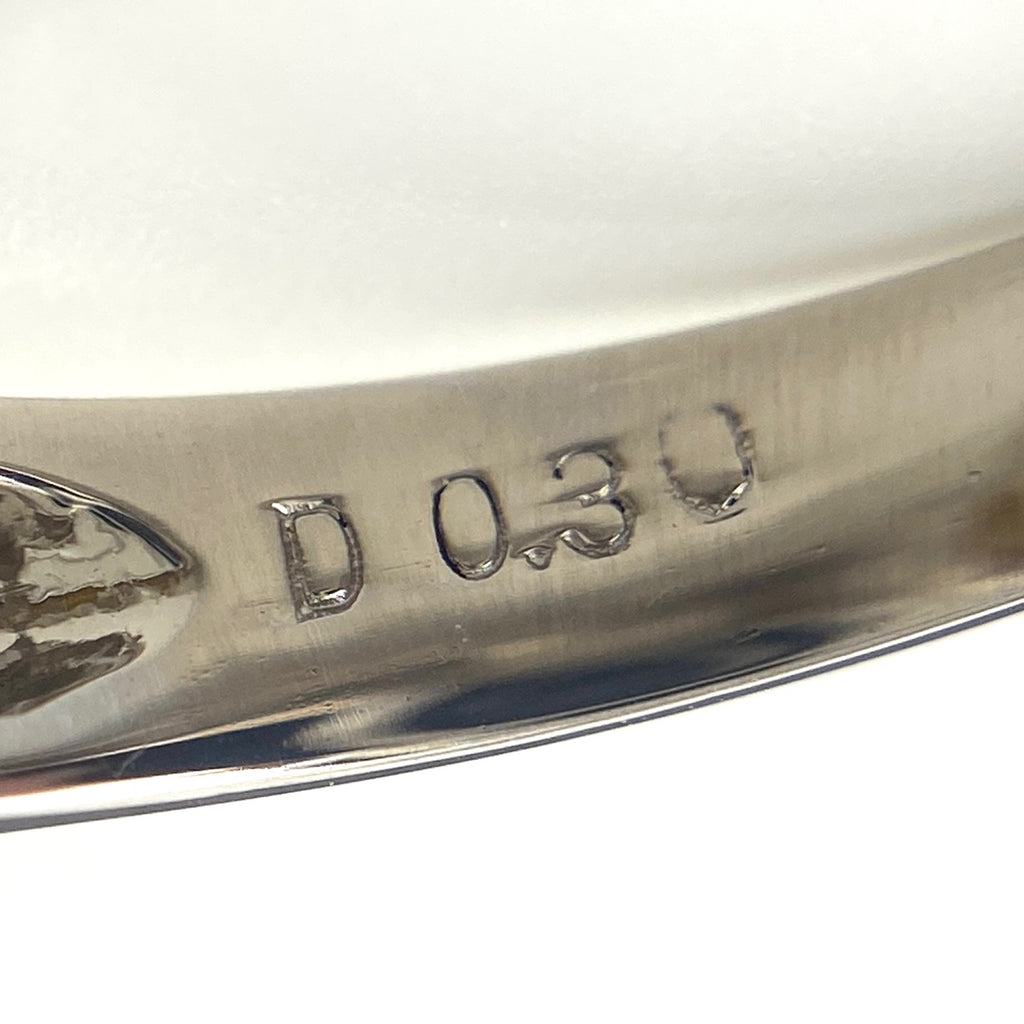 パール デザインリング プラチナ 指輪 メレダイヤ 真珠 リング 10号 Pt900 パール ダイヤモンド レディース 【中古】nbjwl