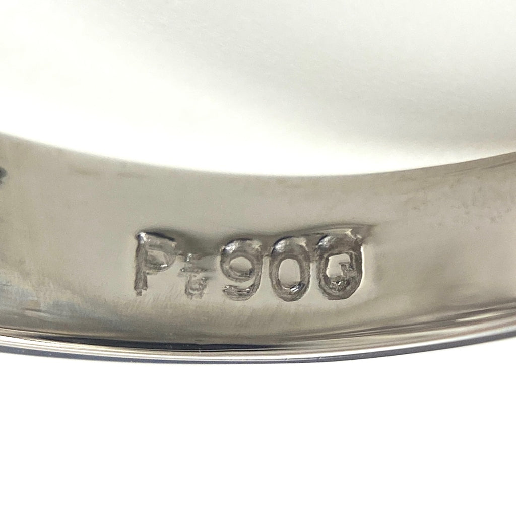 メレダイヤ デザインリング プラチナ 指輪 リング 7号 Pt900 ダイヤモンド レディース 【中古】nbjwl