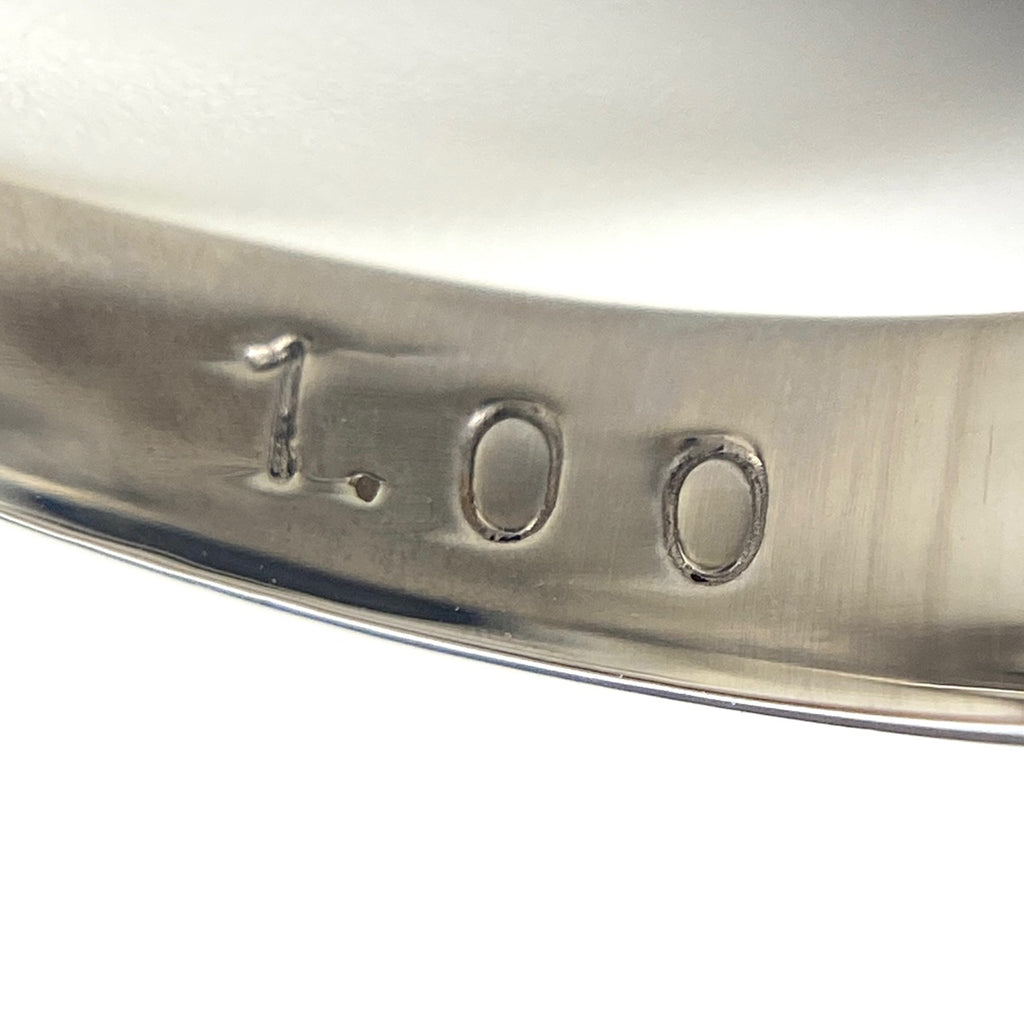 メレダイヤ デザインリング プラチナ 指輪 リング 7号 Pt900 ダイヤモンド レディース 【中古】nbjwl