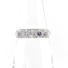 メレダイヤ デザインリング プラチナ 指輪 リング 11.5号 Pt850 ダイヤモンド レディース 【中古】nbjwl