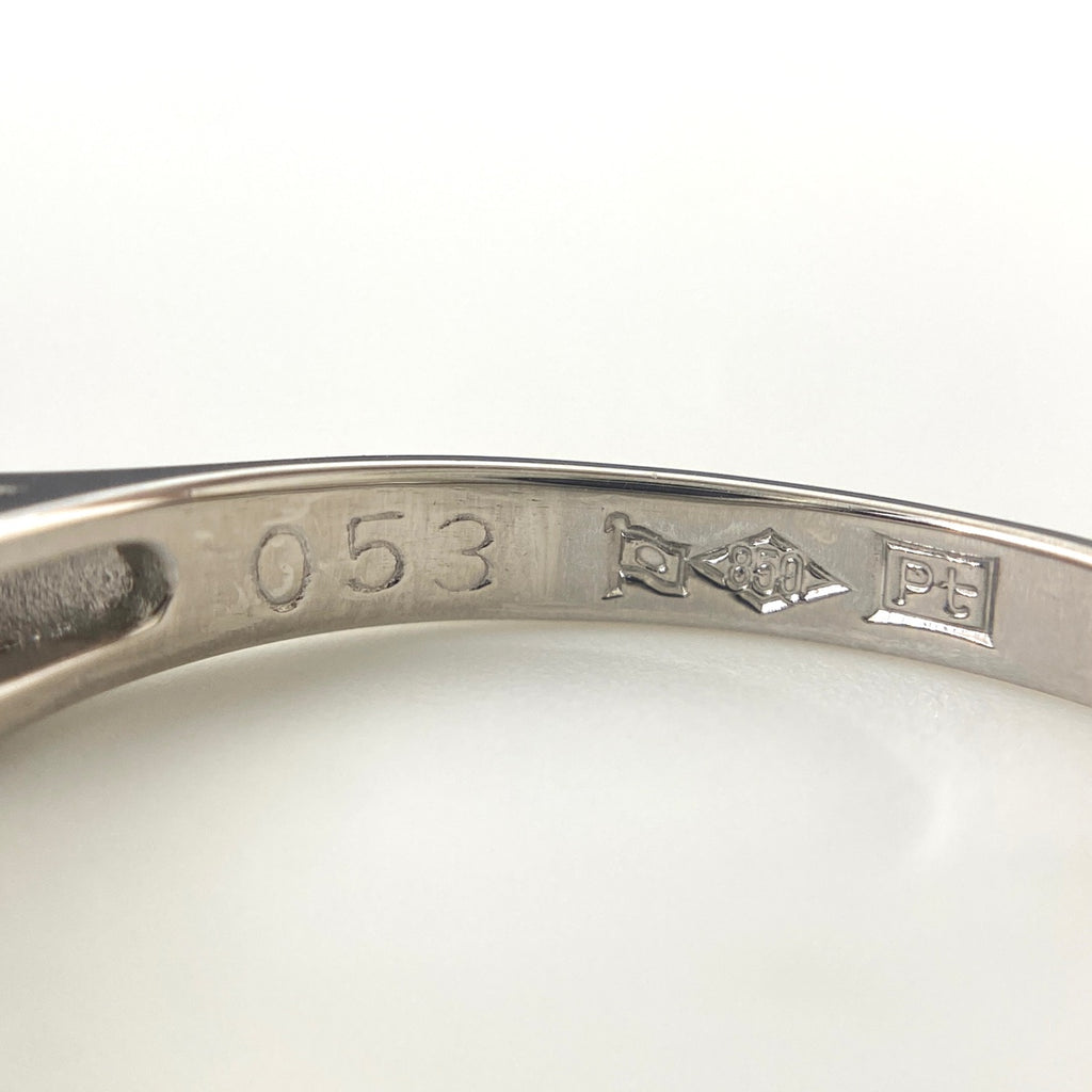 メレダイヤ デザインリング プラチナ 指輪 リング 11.5号 Pt850 ダイヤモンド レディース 【中古】nbjwl