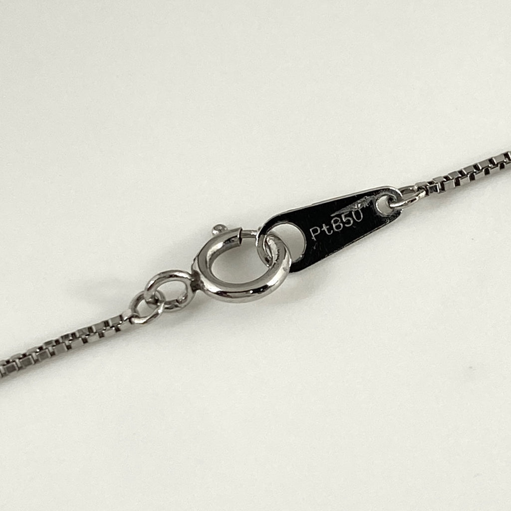ダイヤモンド デザインネックレス プラチナ ペンダント ネックレス Pt900 Pt850 ダイヤモンド レディース 【中古】nbjwl
