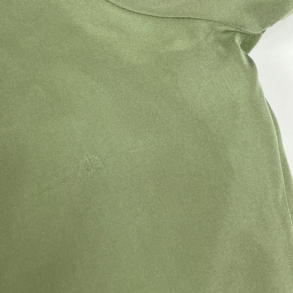 ロエベ アナグラム 長袖シャツ 開襟 シャツ 長袖シャツ シルク グリーン レディース 【中古】brapp