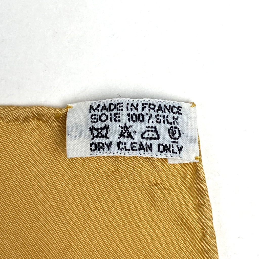 エルメス カレ 90 Paridaiza パラダイス スカーフ シルク イエロー グリーン マルチカラー レディース 【中古】brbag