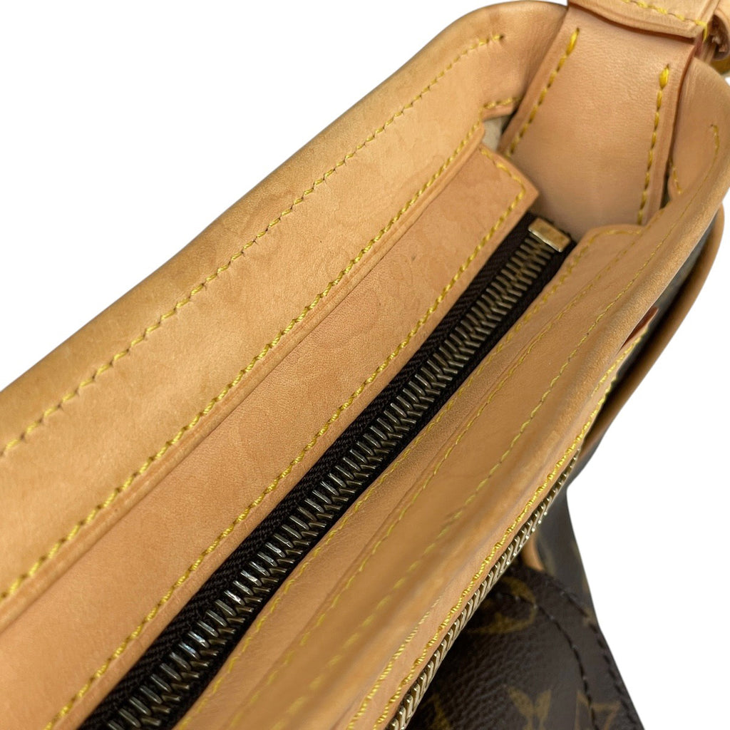ルイ・ヴィトン ハドソン GM 斜め掛け ショルダーバッグ モノグラム ブラウン M40045 レディース 【中古】brbag