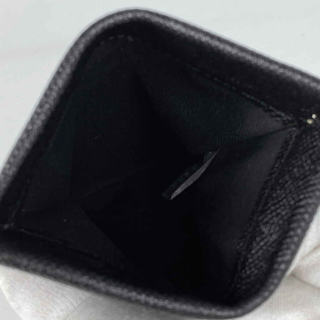 メゾン マルジェラ スマートフォンポーチ ステッチ スマホホルダー ショルダーバッグ レザー ブラック レディース 【中古】brbag