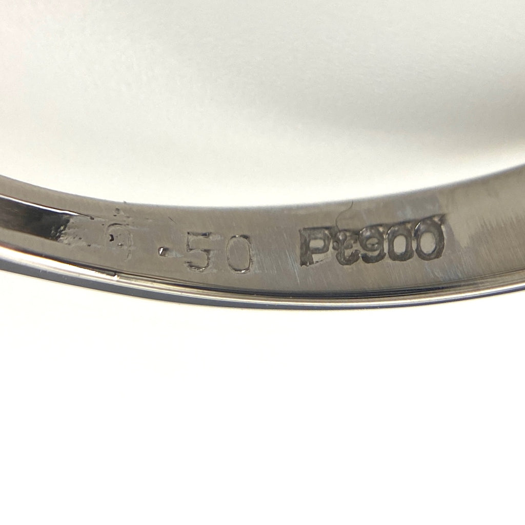メレダイヤ デザインリング プラチナ 指輪 リング 15号 Pt900 ダイヤモンド レディース 【中古】nbjwl