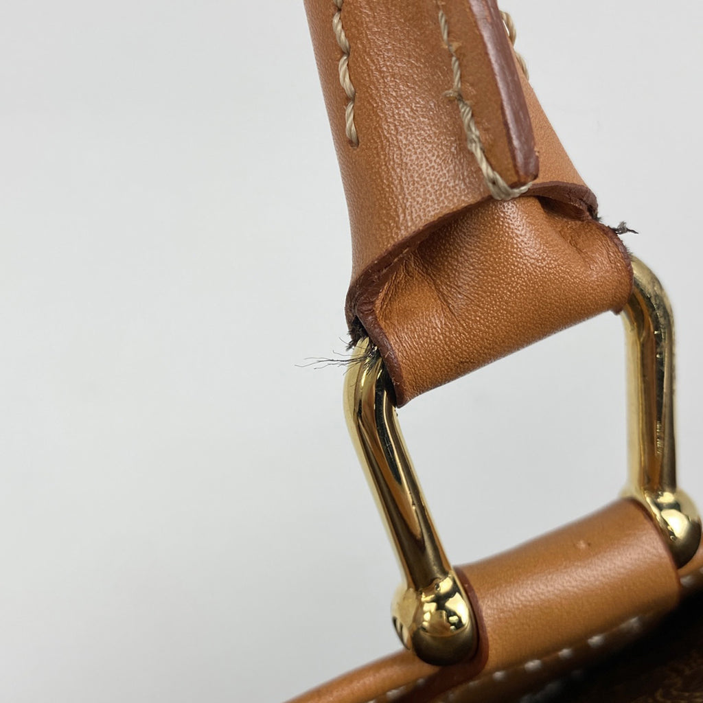 セリーヌ マカダム柄 ハンドバッグ ロゴ ハンドバッグ コーティングキャンバス ブラウン レディース 【中古】brbag