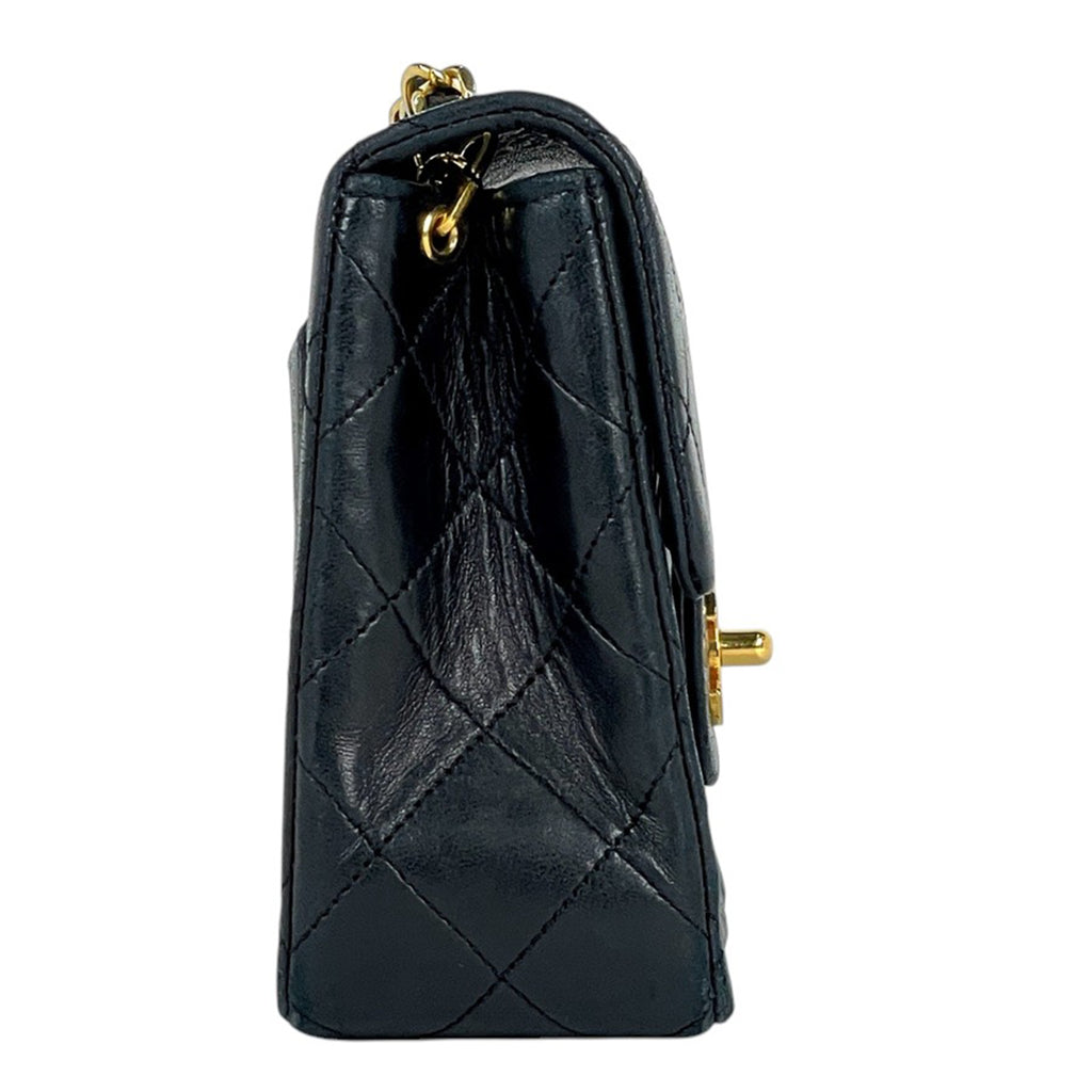 【ジャンク品】シャネル ミニ マトラッセ シングルフラップ チェーン ショルダーバッグ ココマーク ショルダーバッグ レザー ブラック A01115 レディース 【中古】brbag