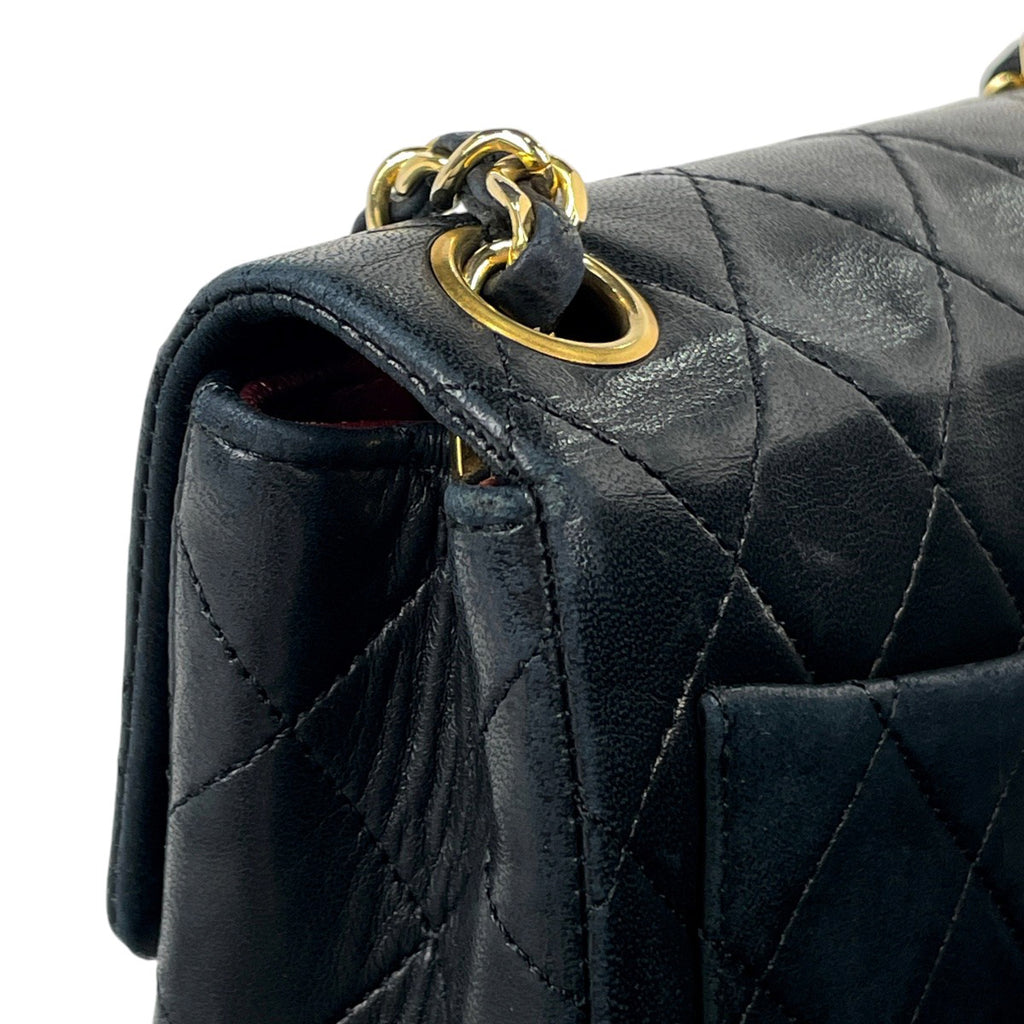 【ジャンク品】シャネル ミニ マトラッセ シングルフラップ チェーン ショルダーバッグ ココマーク ショルダーバッグ レザー ブラック A01115 レディース 【中古】brbag