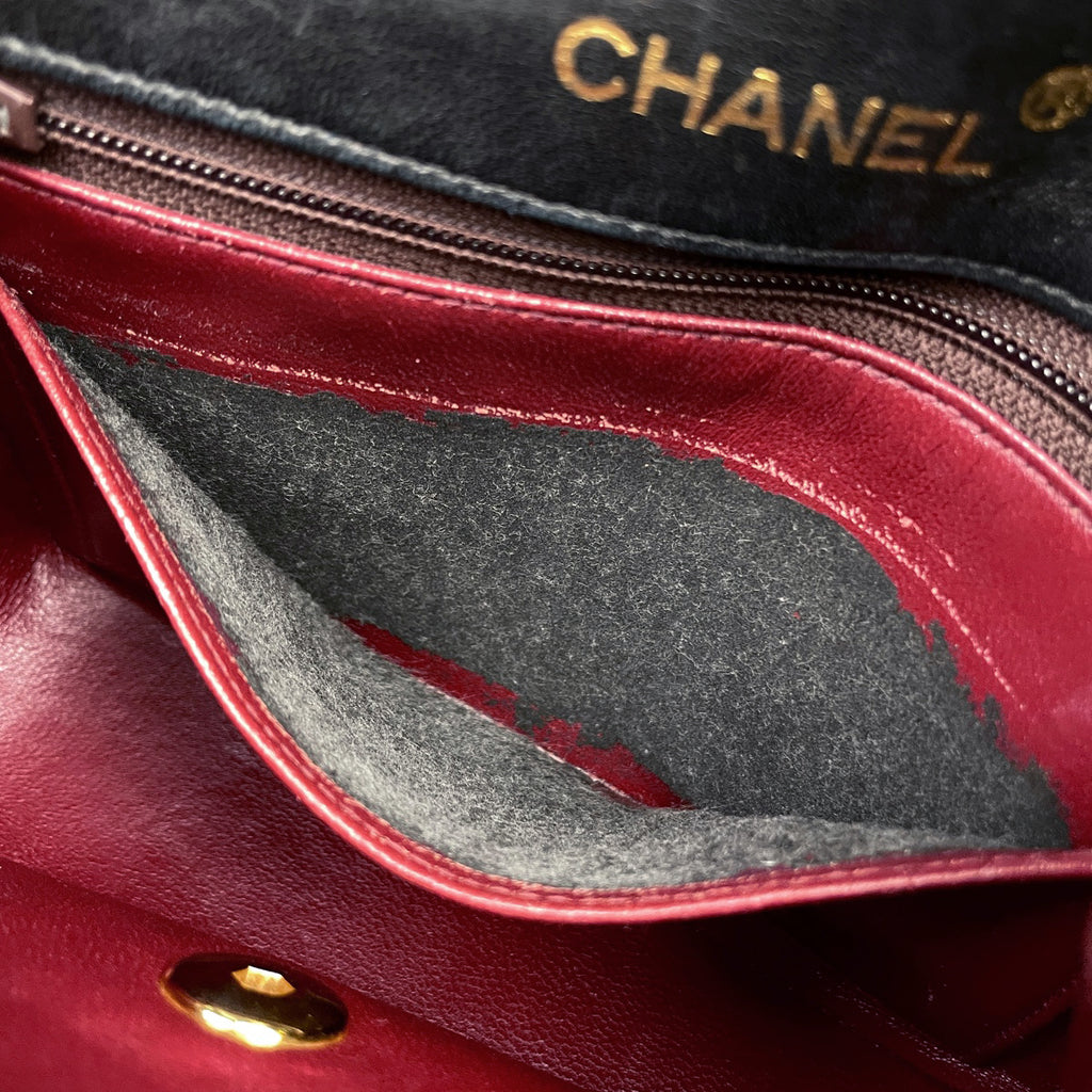 【ジャンク品】シャネル ミニ マトラッセ シングルフラップ チェーン ショルダーバッグ ココマーク ショルダーバッグ レザー ブラック A01115 レディース 【中古】brbag