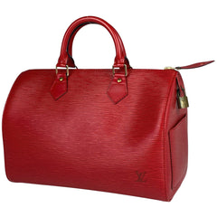 ルイ・ヴィトン スピーディ 30 ボストンバッグ ショッピング 通勤 ハンドバッグ エピ カスティリアンレッド M43007 レディース 【中古】brbag