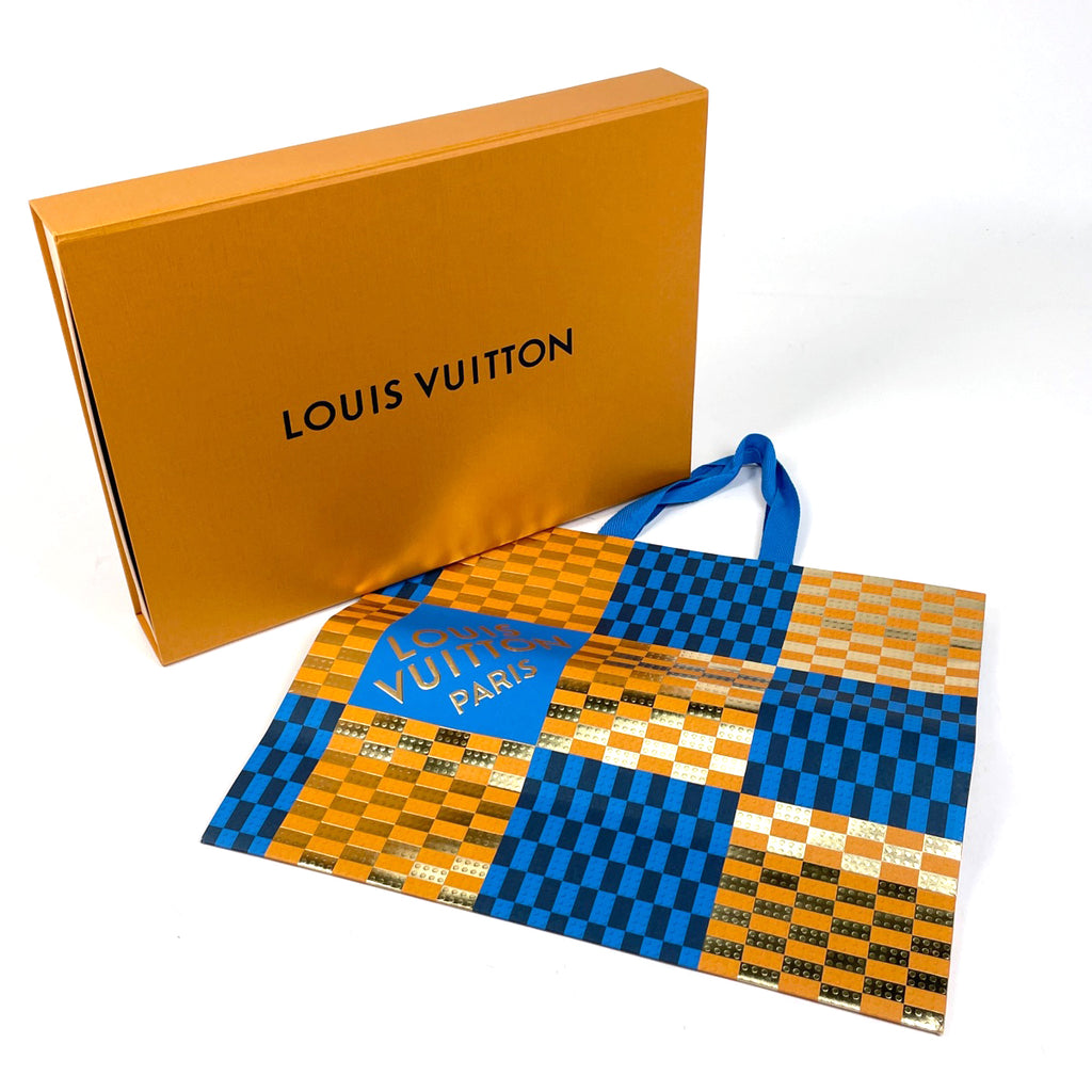 ルイ・ヴィトン エシャルプ LV エセンシャル マフラー ウール ノワール M77853 レディース 【中古】brbag
