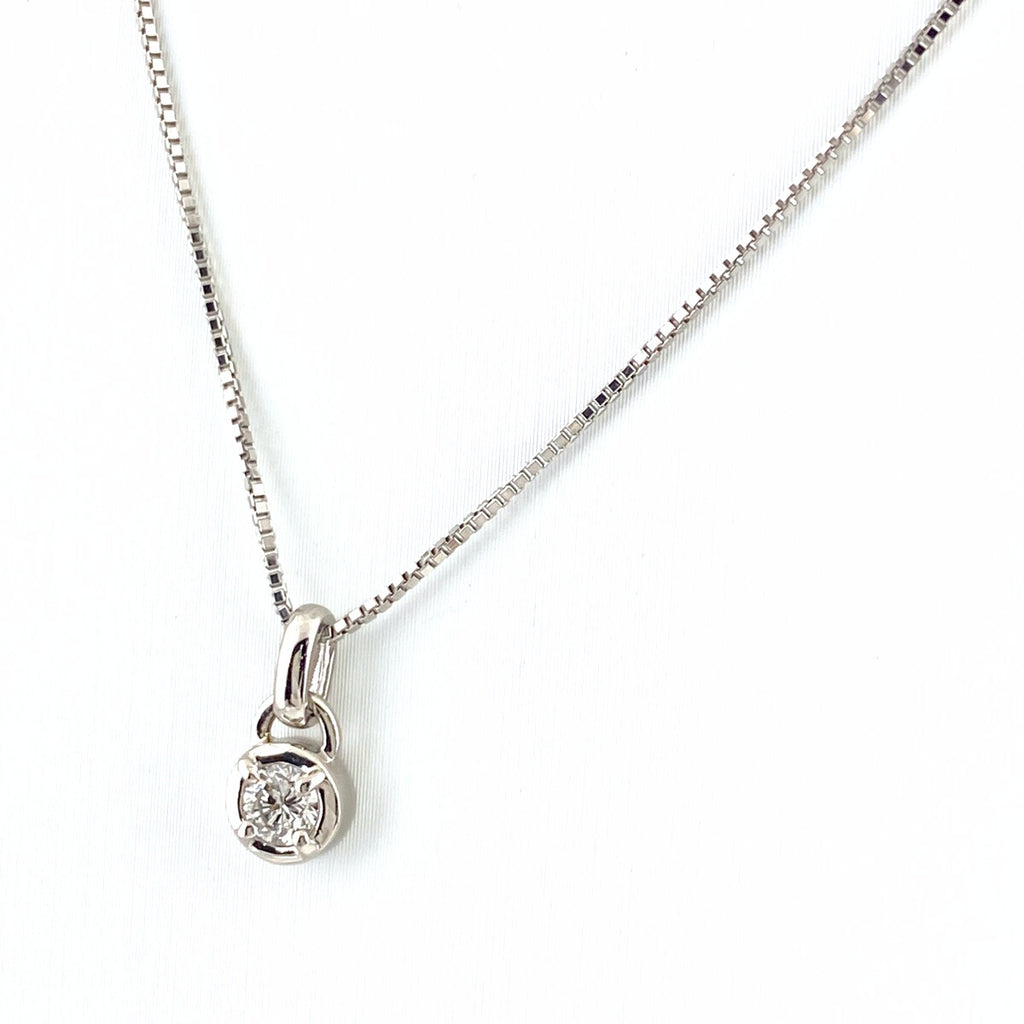 メレダイヤ デザインネックレス プラチナ ペンダント ネックレス Pt900 Pt850 ダイヤモンド レディース 【中古】nbjwl