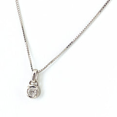 メレダイヤ デザインネックレス プラチナ ペンダント ネックレス Pt900 Pt850 ダイヤモンド レディース 【中古】nbjwl