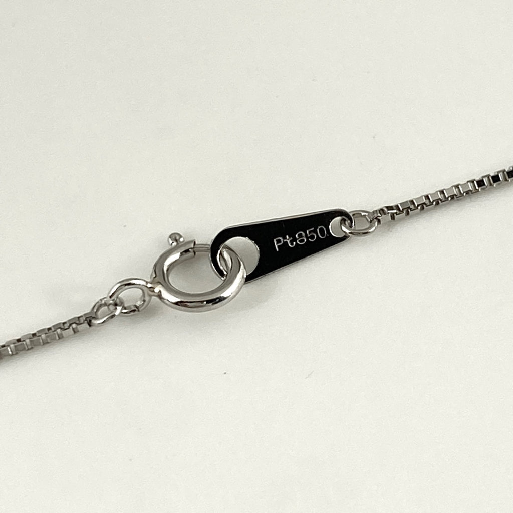 メレダイヤ デザインネックレス プラチナ ペンダント ネックレス Pt900 Pt850 ダイヤモンド レディース 【中古】nbjwl