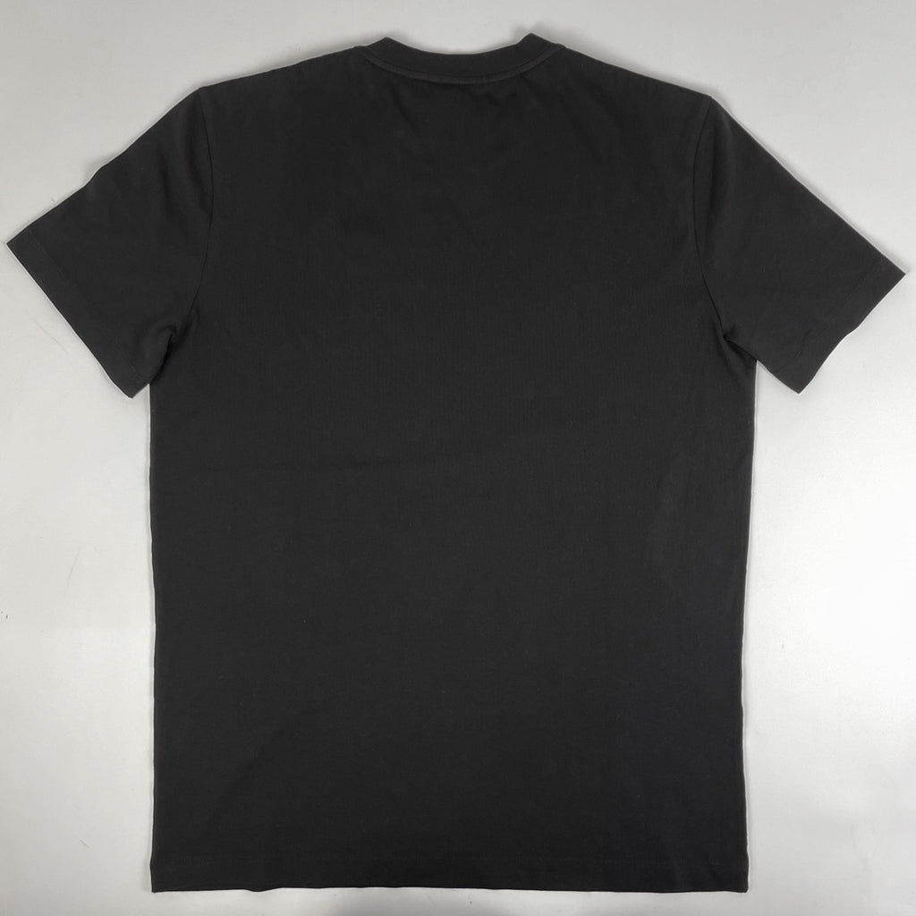 モンクレール ロゴ 半袖 Tシャツ クルーネック 8C00057 トップス 半袖Ｔシャツ 綿 ブラック メンズ 【中古】brapp