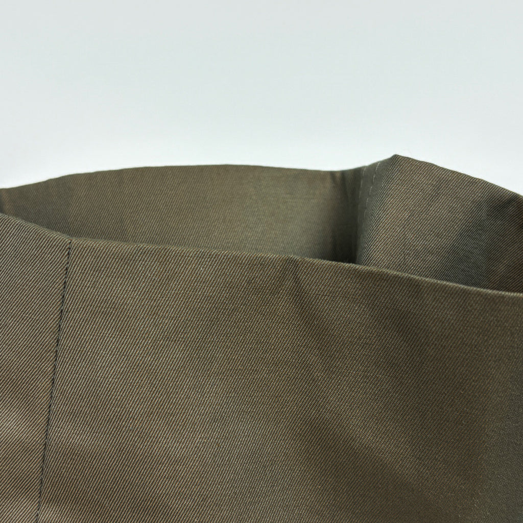 イヴ・サンローラン ステンカラー コート 裏チェック ライナー付き コート ステンカラーコート 綿 グリーンベージュ メンズ ブランドアパレル 【中古】brapp