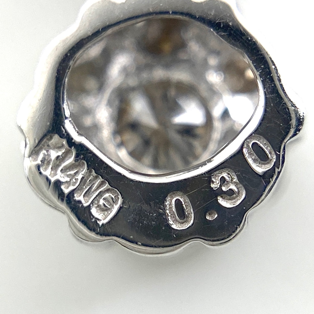 メレダイヤ デザインネックレス WG ホワイトゴールド ペンダント ネックレス K14 WG ダイヤモンド レディース 【中古】nbjwl