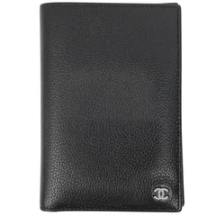 シャネル ココマーク 二つ折り 財布 札入れ 小銭入れ 二つ折り財布 レザー ブラック レディース 【中古】brbag