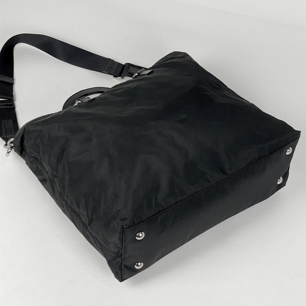 プラダ ロゴ ハンドバッグ 2WAY ショルダーバッグ ハンドバッグ ナイロン ネロ(ブラック) レディース 【中古】brbag