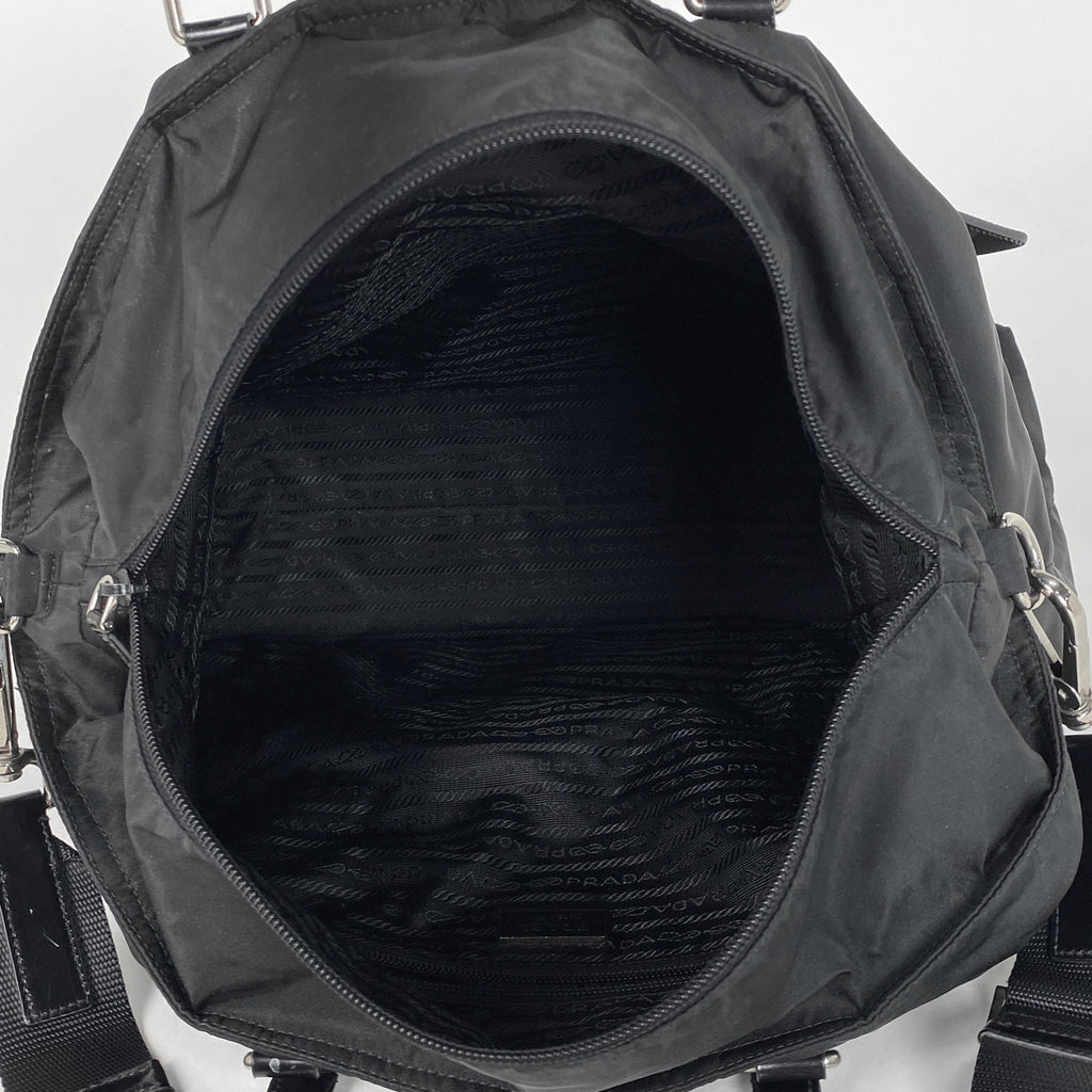 プラダ ロゴ ハンドバッグ 2WAY ショルダーバッグ ハンドバッグ ナイロン ネロ(ブラック) レディース 【中古】brbag