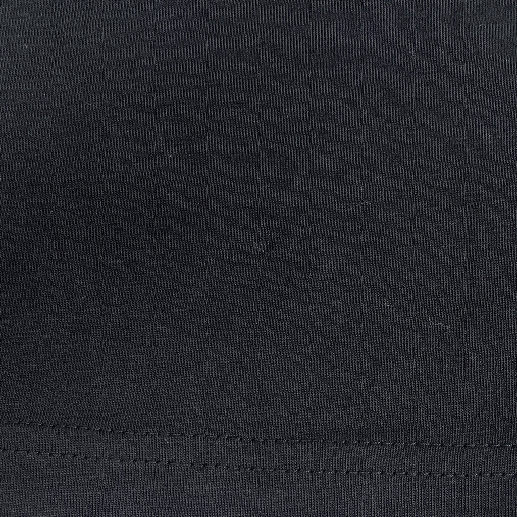 モンクレール ロゴ Tシャツ クルーネック トップス 半袖Ｔシャツ コットン ブラック メンズ 【中古】brapp