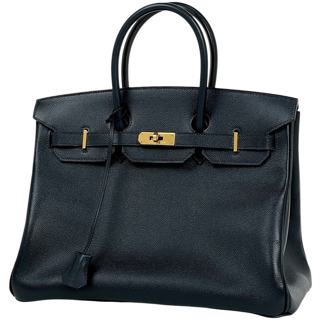 エルメス バーキン 35 ハンドバッグ ヴォーエプソン ブルーマリン □I レディース 【中古】brbag