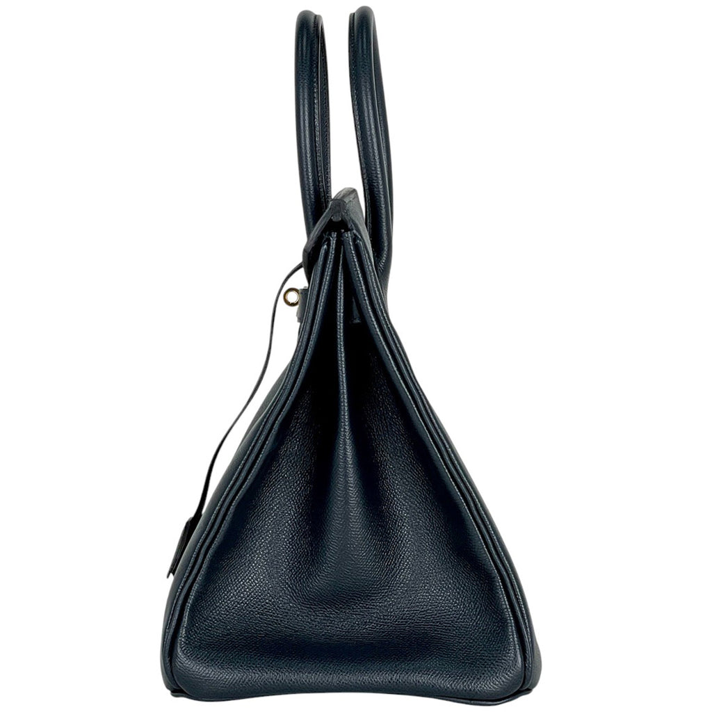 エルメス バーキン 35 ハンドバッグ ヴォーエプソン ブルーマリン □I レディース 【中古】brbag