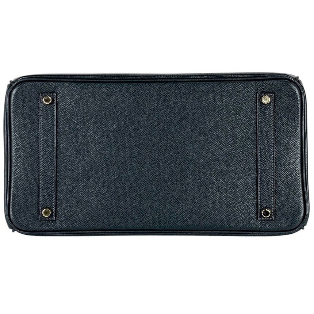 エルメス バーキン 35 ハンドバッグ ヴォーエプソン ブルーマリン □I レディース 【中古】brbag