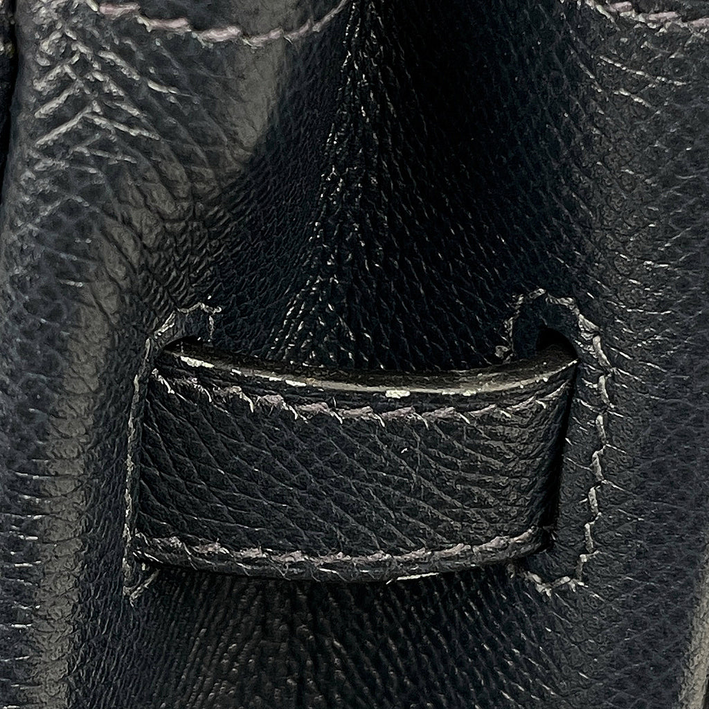 エルメス バーキン 35 ハンドバッグ ヴォーエプソン ブルーマリン □I レディース 【中古】brbag