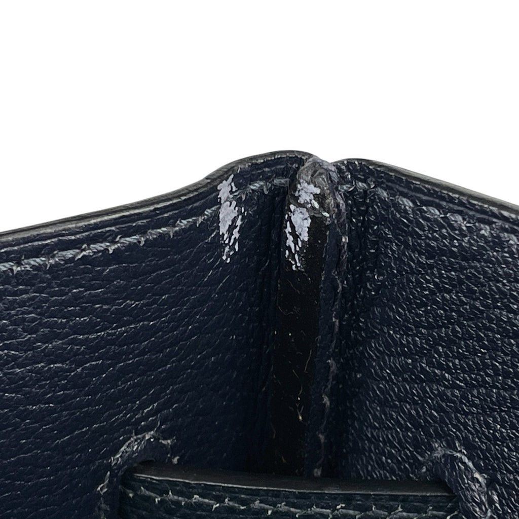 エルメス バーキン 35 ハンドバッグ ヴォーエプソン ブルーマリン □I レディース 【中古】brbag