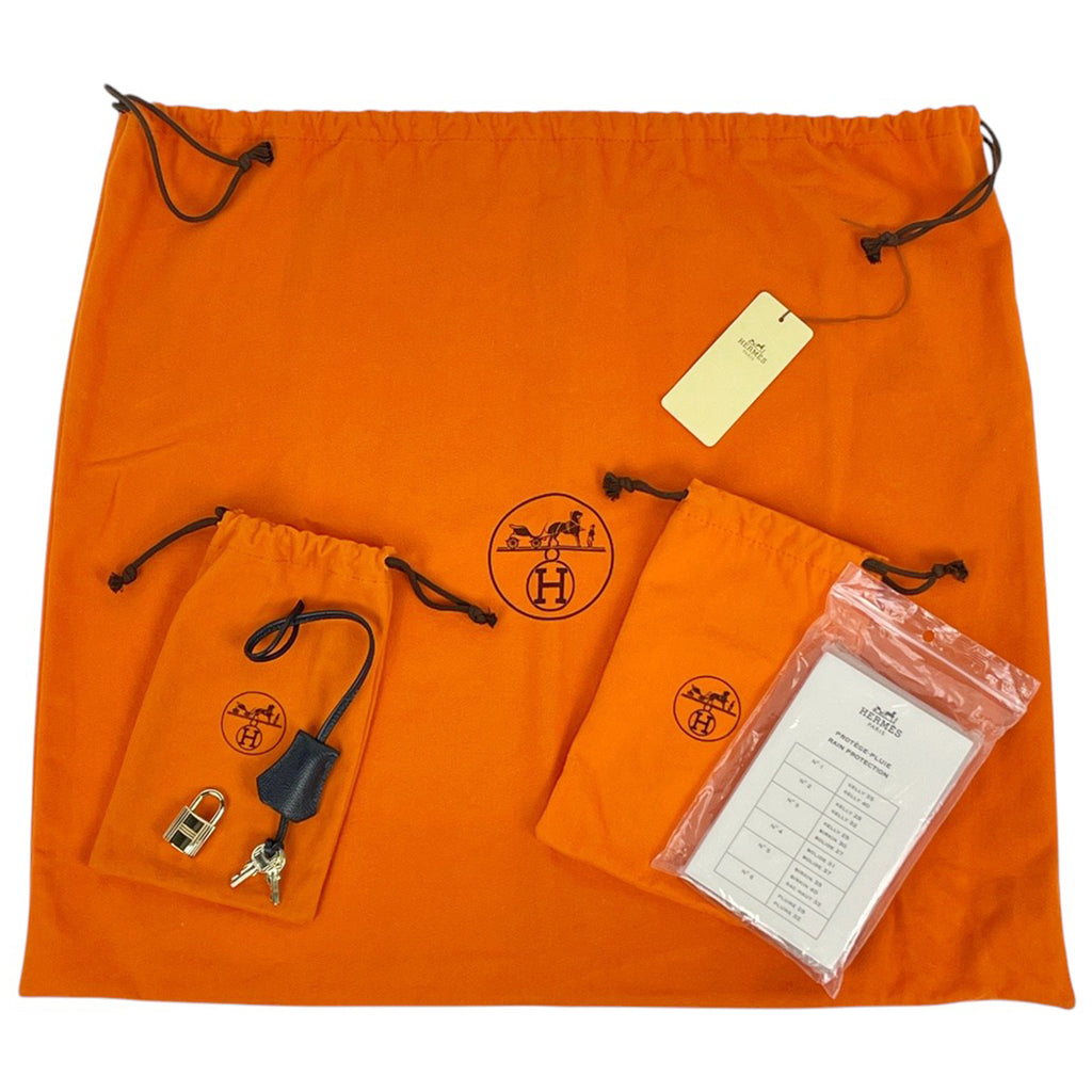 エルメス バーキン 35 ハンドバッグ ヴォーエプソン ブルーマリン □I レディース 【中古】brbag