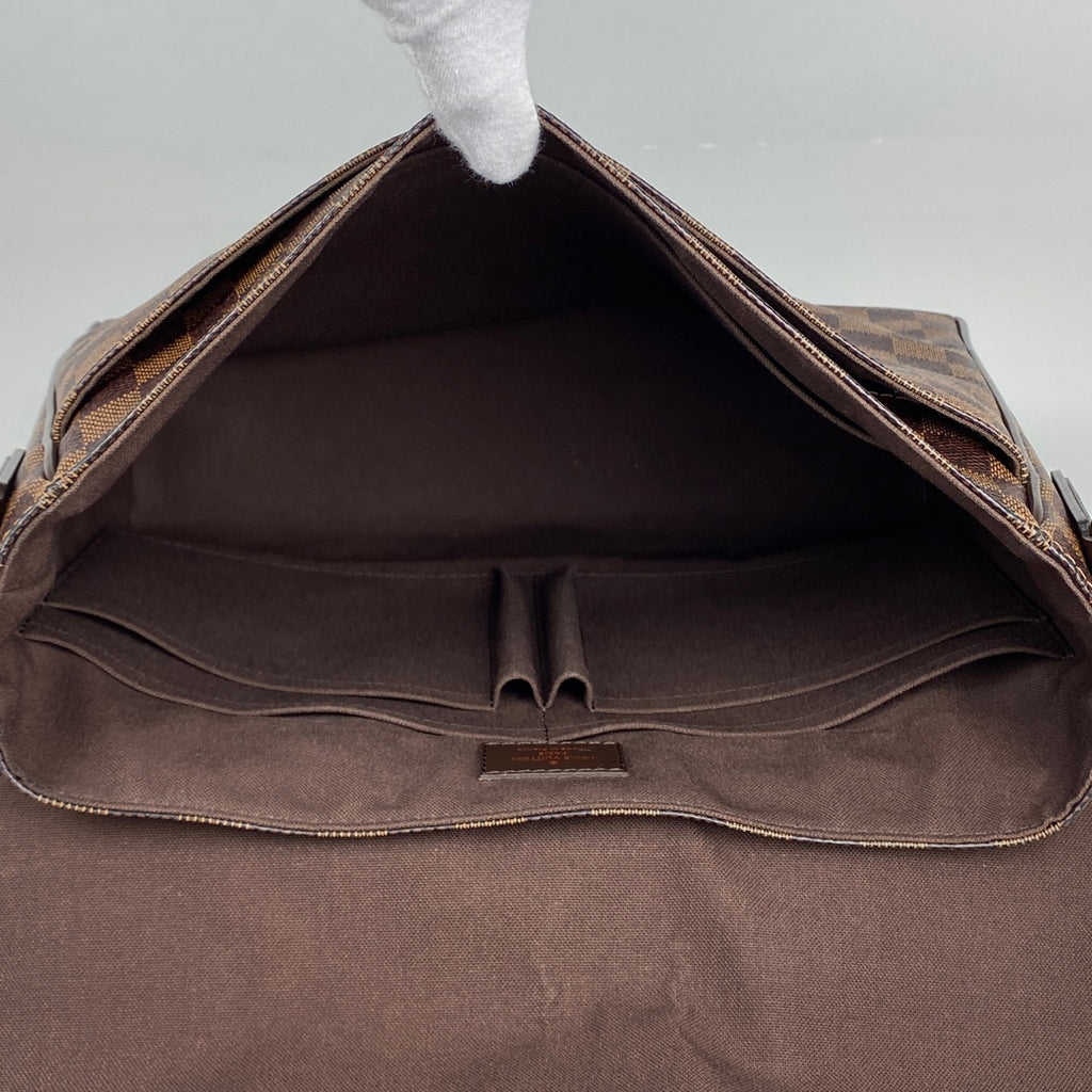ルイ・ヴィトン ディストリクト MM メッセンジャーバッグ ショルダーバッグ ダミエ ブラウン N41212 メンズ 【中古】brbag