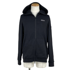 モンクレール ロゴ パーカー フーディー トップス パーカー ブラック メンズ 【中古】brapp