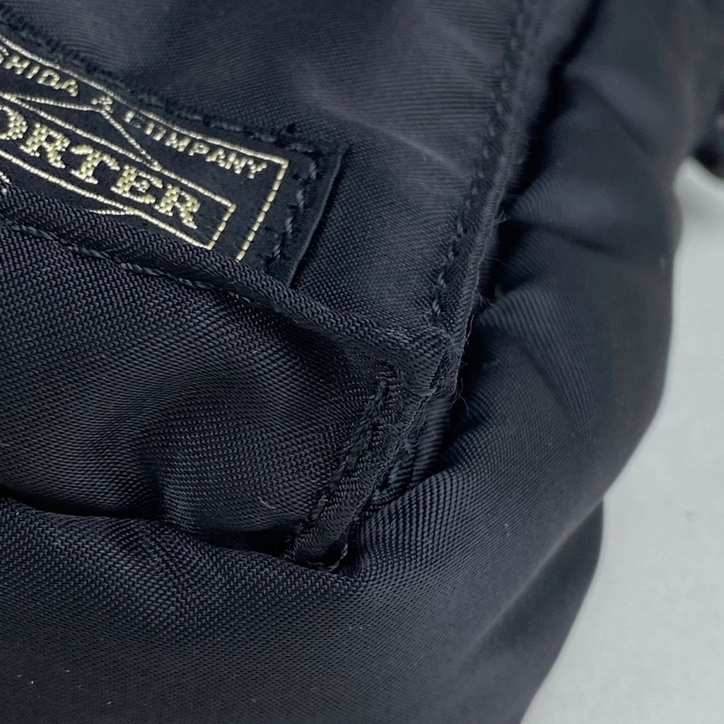 ポーター ロゴ ショルダーバッグ ウエストポーチ ショルダーバッグ ナイロン ブラック レディース 【中古】brbag