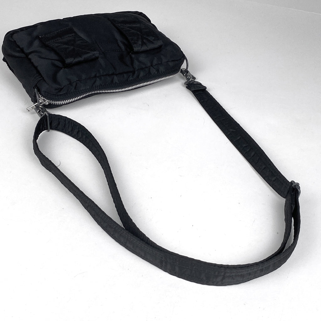 ポーター ロゴ ショルダーバッグ ウエストポーチ ショルダーバッグ ナイロン ブラック レディース 【中古】brbag