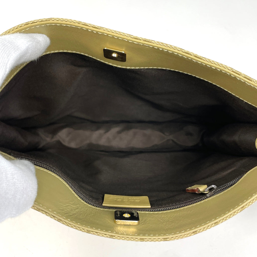 グッチ GG柄 ショルダーバッグ 斜め掛け ショルダーバッグ GGキャンバス グリーン 91762 レディース 【中古】brbag