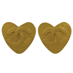 シャネル ココマーク ハートモチーフ イヤリング GP ゴールド レディース 【中古】bracc