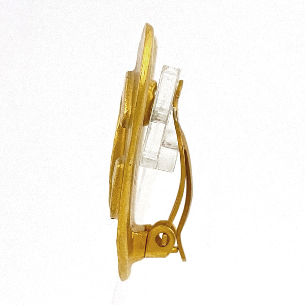 シャネル ココマーク ハートモチーフ イヤリング GP ゴールド レディース 【中古】bracc