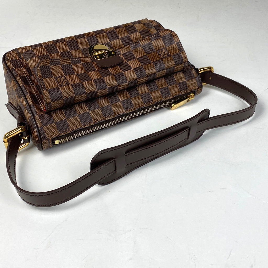 ルイ・ヴィトン ラヴェッロ GM 肩掛け ショルダーバッグ ダミエ ブラウン N60006 レディース 【中古】brbag