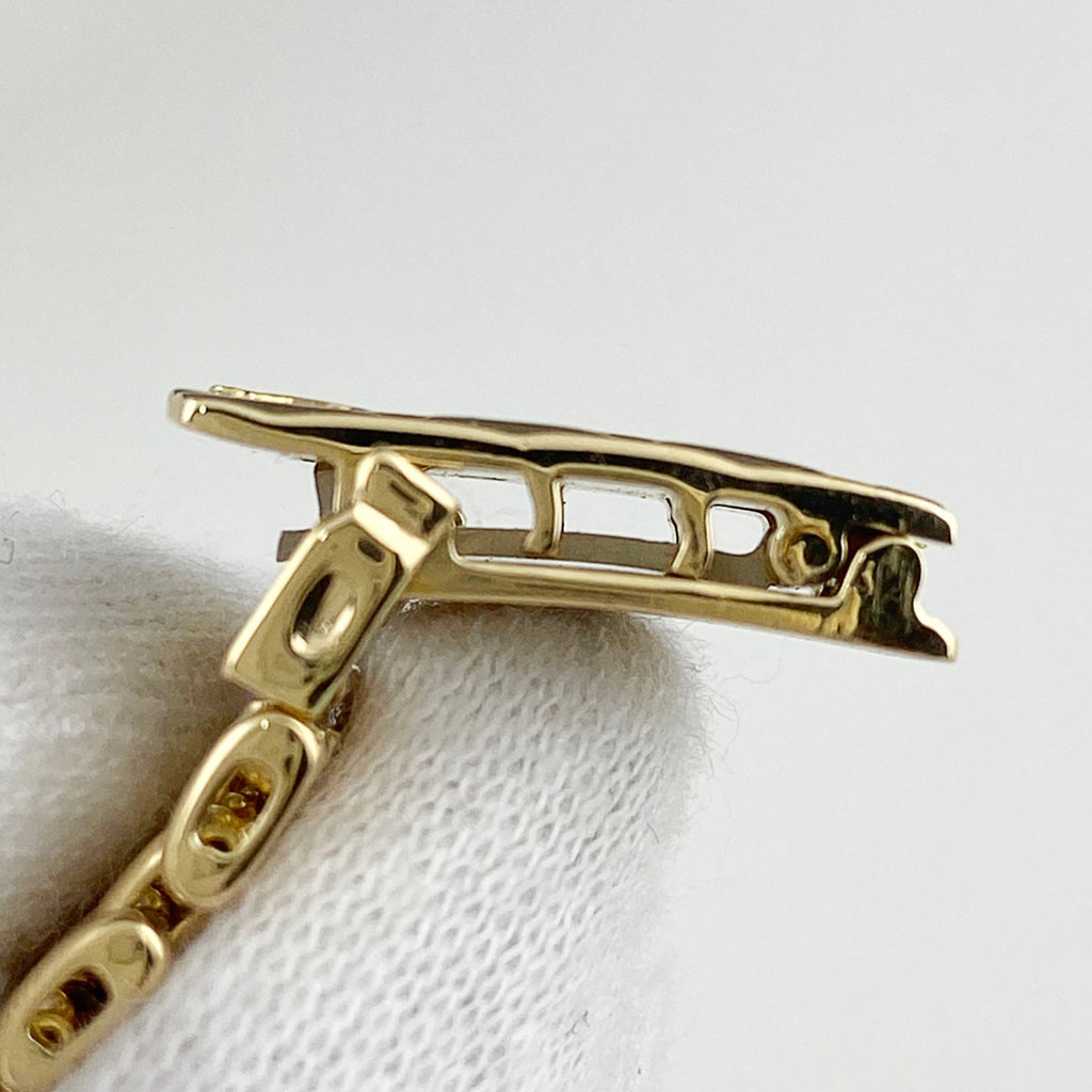 【保証書】ショパール クラシック 10/5911 腕時計 YG ダイヤモンド クォーツ ゴールド レディース 【中古】wtcbb