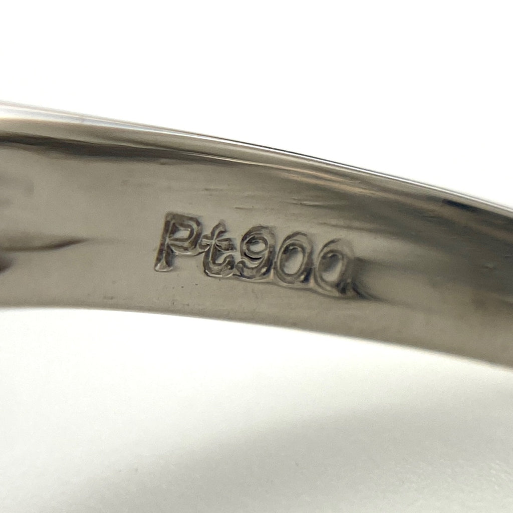 メレダイヤ デザインリング プラチナ 指輪 リング 9号 Pt900 ダイヤモンド レディース 【中古】nbjwl