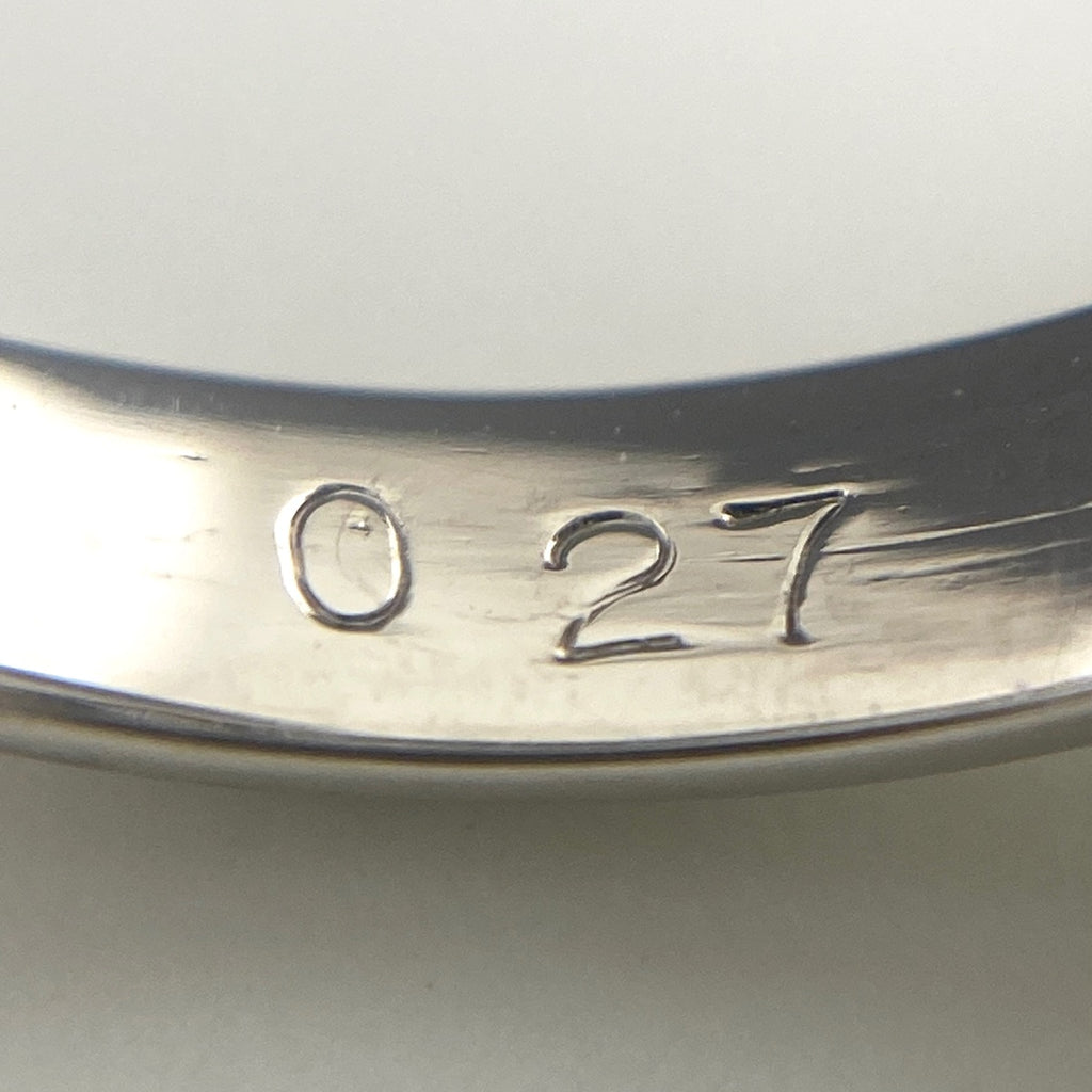 パール デザインリング プラチナ 指輪 メレダイヤ リング 13.5号 Pt900 パール ダイヤモンド レディース 【中古】nbjwl